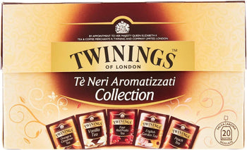 Twinings Tè Neri Aromatizzati, 5 Gusti, 20 Bustine